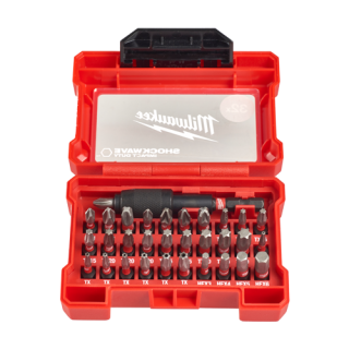 Trusa profesionala cu 31 de biti + suport, Shockwave Impact Duty, geometrie SHOCKZONE, - Milwaukee MLWK-4932464240