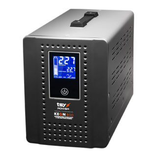 UPS 800VA, repornire automata, afisaj LCD, protectii multiple, Input AC 155-285V - TSY Power UPS-KEON-800VA