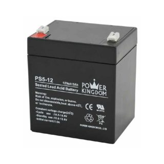 Acumulator plumb - acid sigilat 12V, 5AH - POWER KINGDOM PS5-12