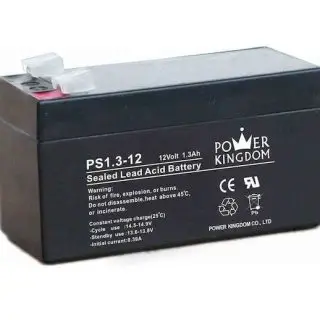 Acumulator plumb - acid sigilat 12V, 1.3AH - POWER KINGDOM PS1.3-12