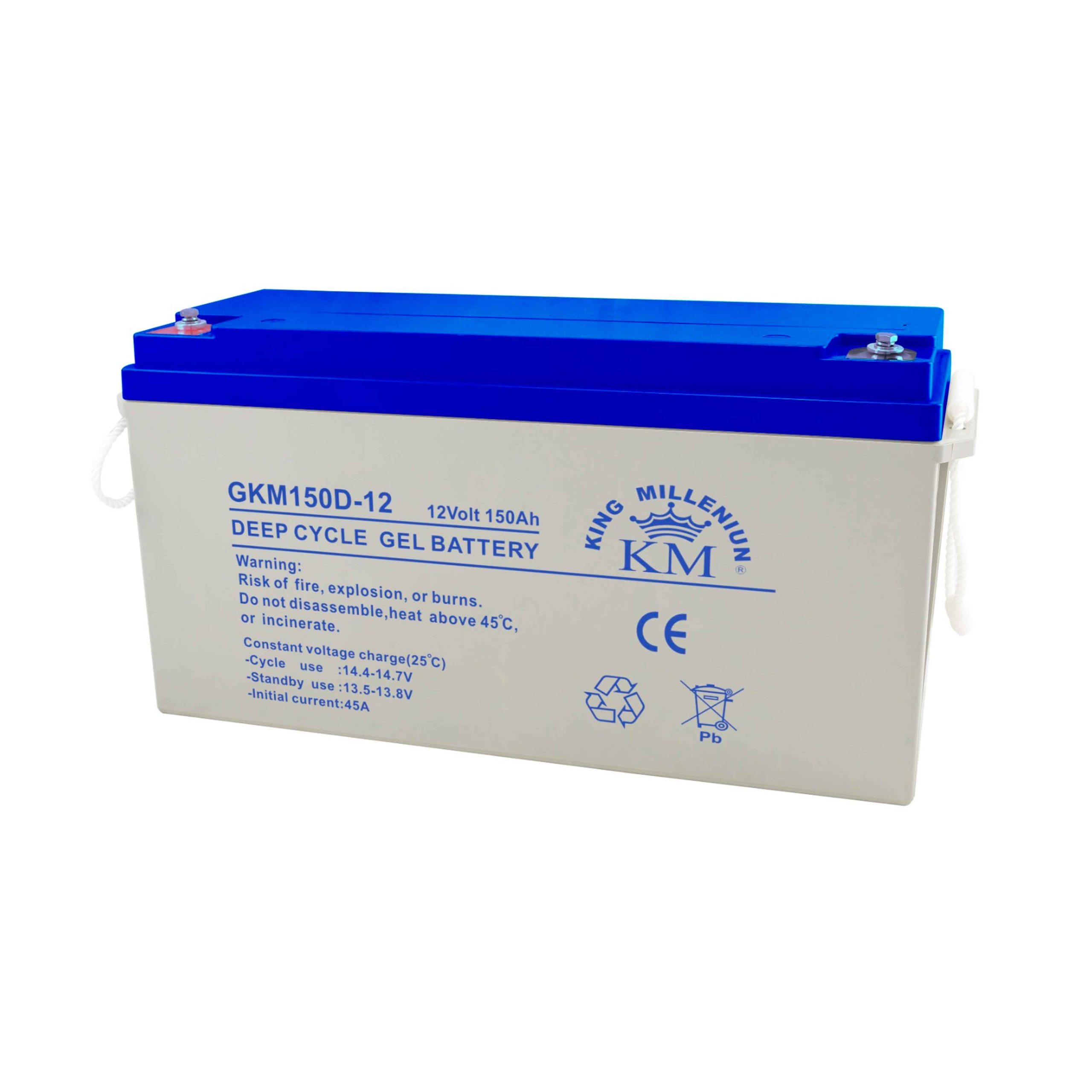 Acumulator deep cycle gel, 12V, 150AH - POWER KINGDOM GK150D-12