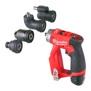 Masina de gaurit si insurubat M12FDDXKIT, 4-in-1, cuplu 34Nm, 2 acc. M12B2, 1 incarcator C12C - Milwaukee MLWK-4933464979