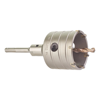Set carota SDS-Plus TCT 68mm, adancime 50mm, cu tija si burghiu centrare - Milwaukee MLWK-4932399296