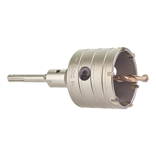 Set carota SDS-Plus TCT 68mm, adancime 50mm, cu tija si burghiu centrare - Milwaukee MLWK-4932399296